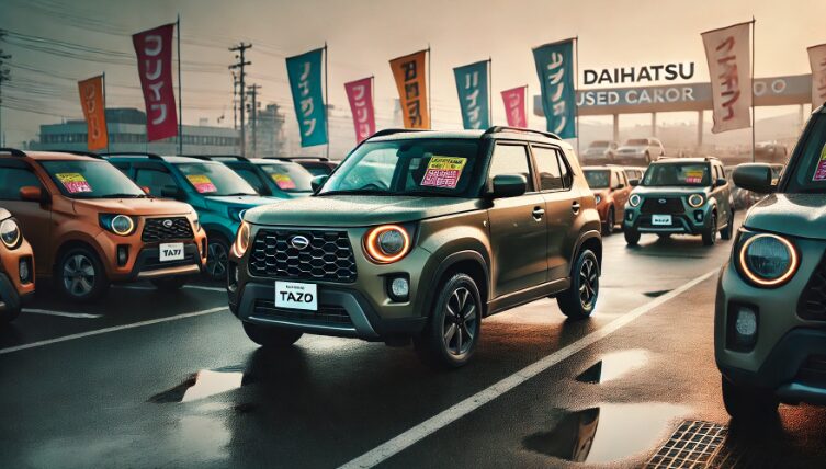 タフト 中古の相場は?カーキ色は狙い目か?
