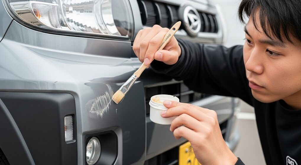 タフト DIYで試せるタフトの樹脂パーツ傷消し