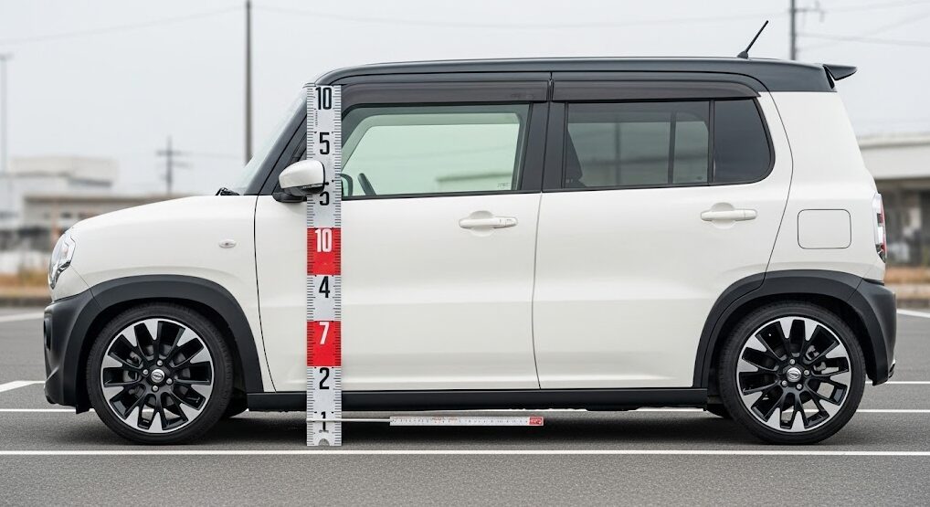 ハスラー 車高は何cmまで下げられる？