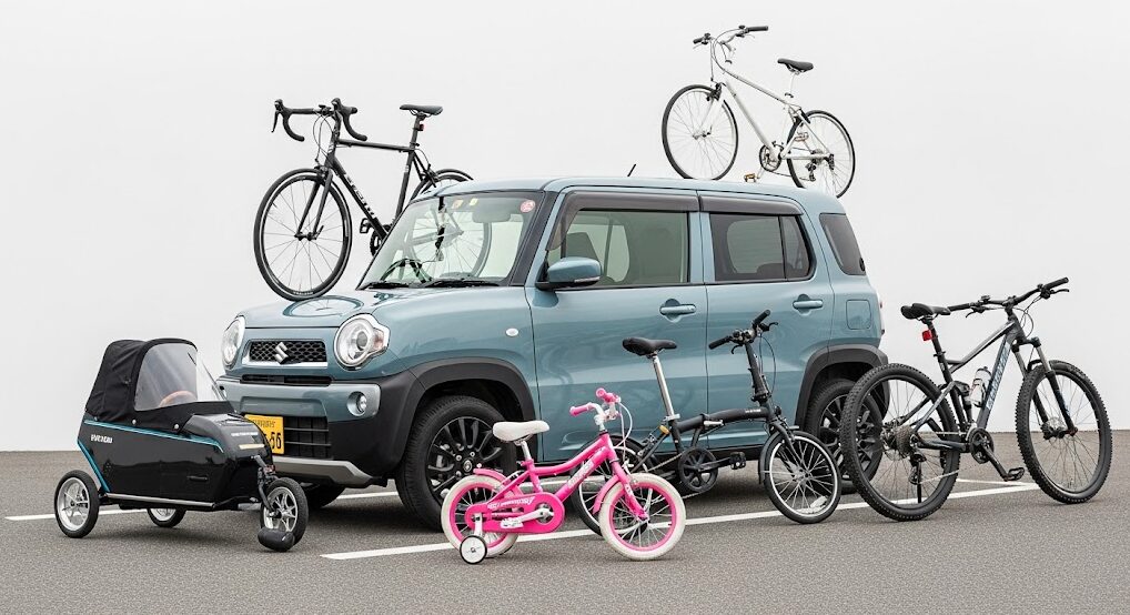 ハスラーに乗る自転車の種類について