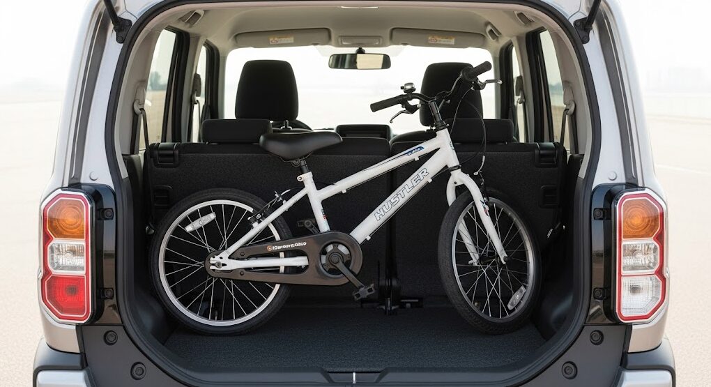 ハスラー 20インチの自転車の積み込み方