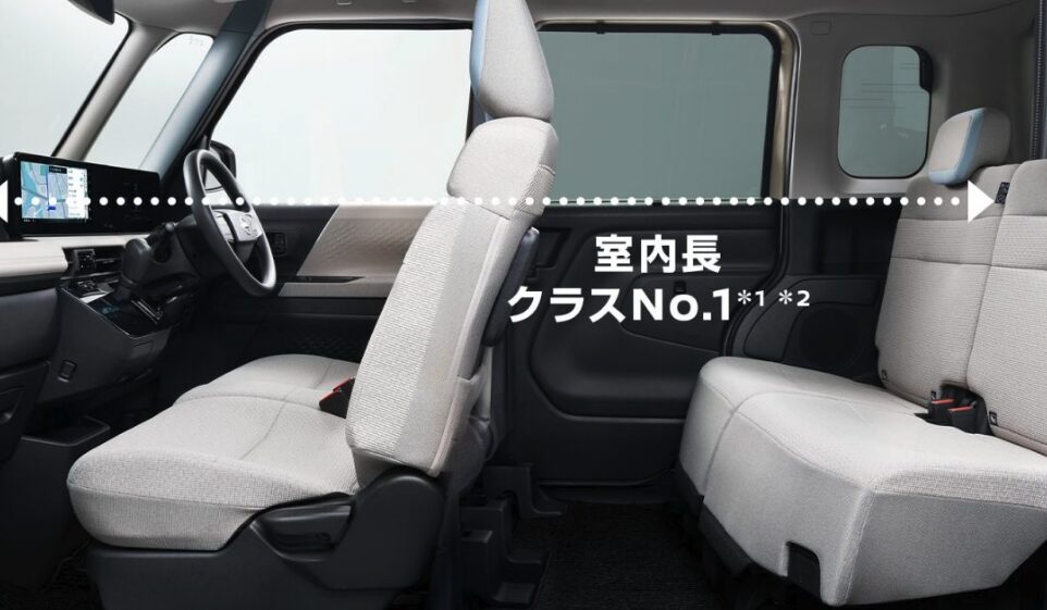 ルークス フルフラットの長さは？