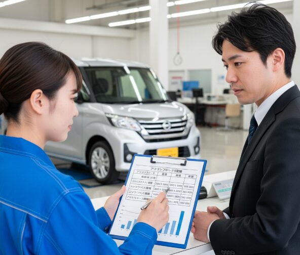 ルークスのエアコン修理代の目安