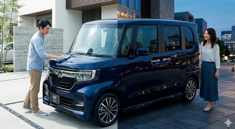 N-BOXのミッドナイトブルービーム・メタリックの評判と汚れ対策