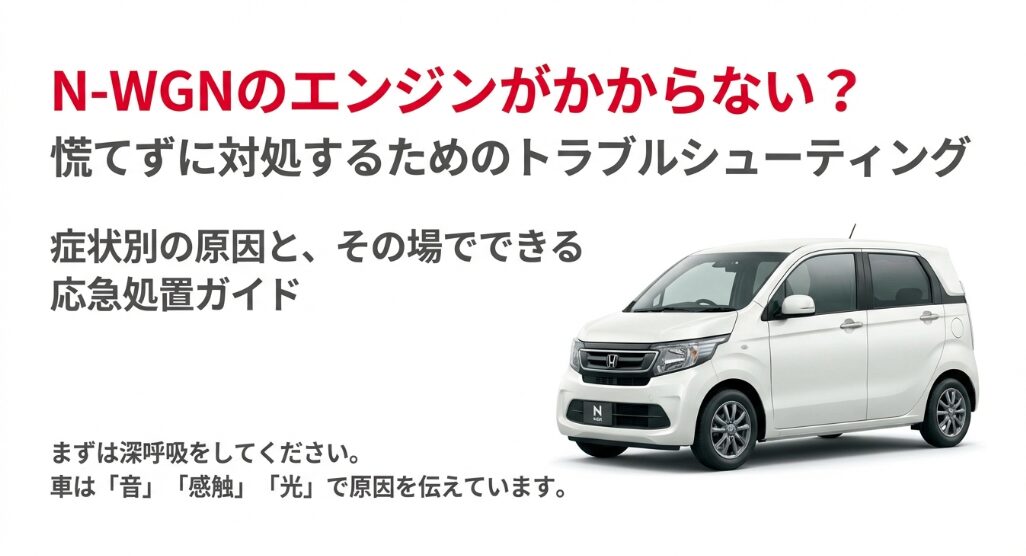 ホンダN-WGNのエンジンがかからない時のトラブルシューティングマニュアル表紙画像