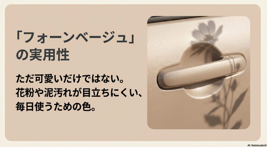 汚れが目立ちにくいラパンのフォーンベージュの実用性