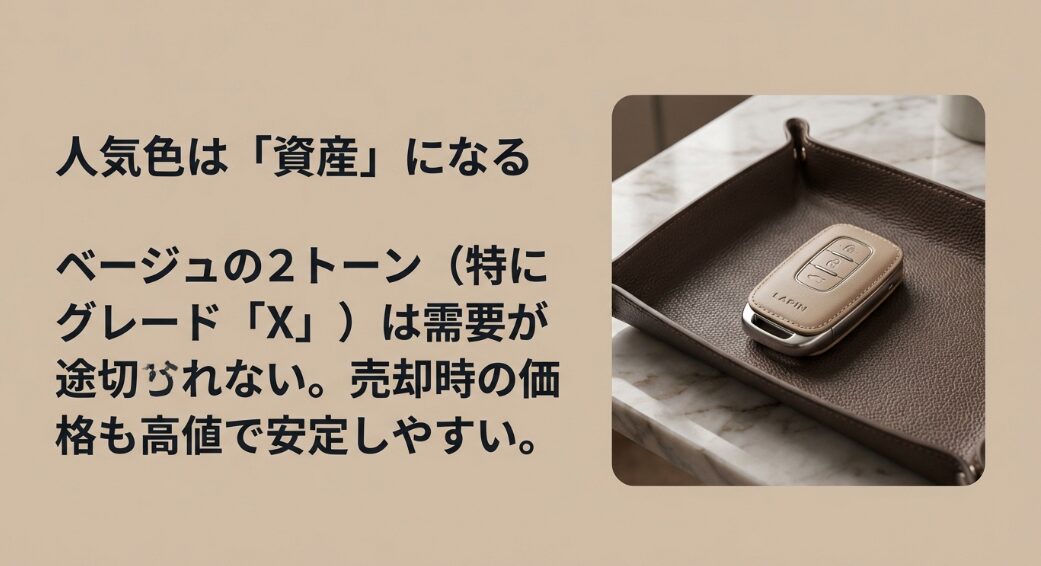 高値で安定しやすいラパンの人気色とリセールバリュー