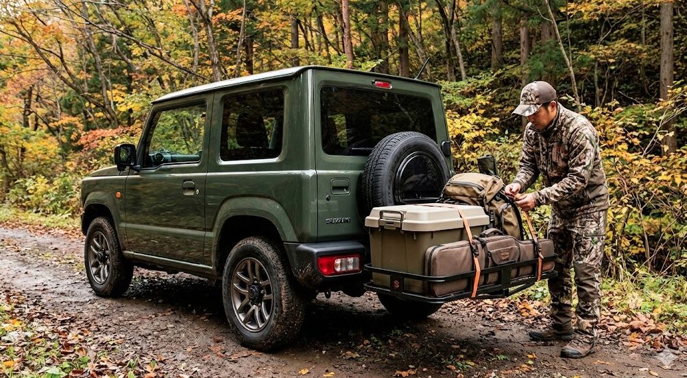ジムニーのヒッチキャリアで狩猟へ！積載と違法対策ガイド