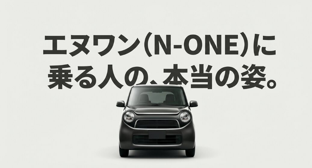 エヌワン(N-ONE)に乗る人の、本当の姿。