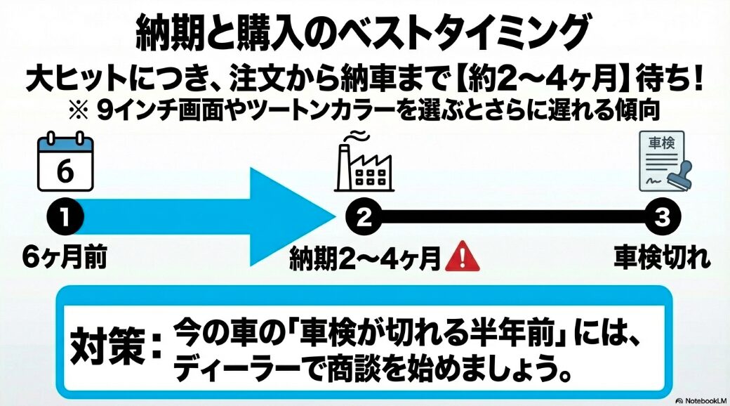製造時にしか付けられないメーカーオプションを最優先とし、後回し可能なディーラーオプションを解説するガイド