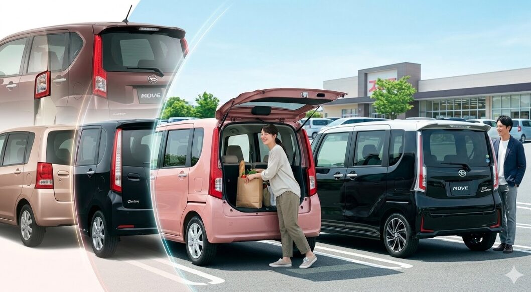 ダイハツのムーヴの後ろ姿の魅力！歴代モデルと新型の特徴を解説